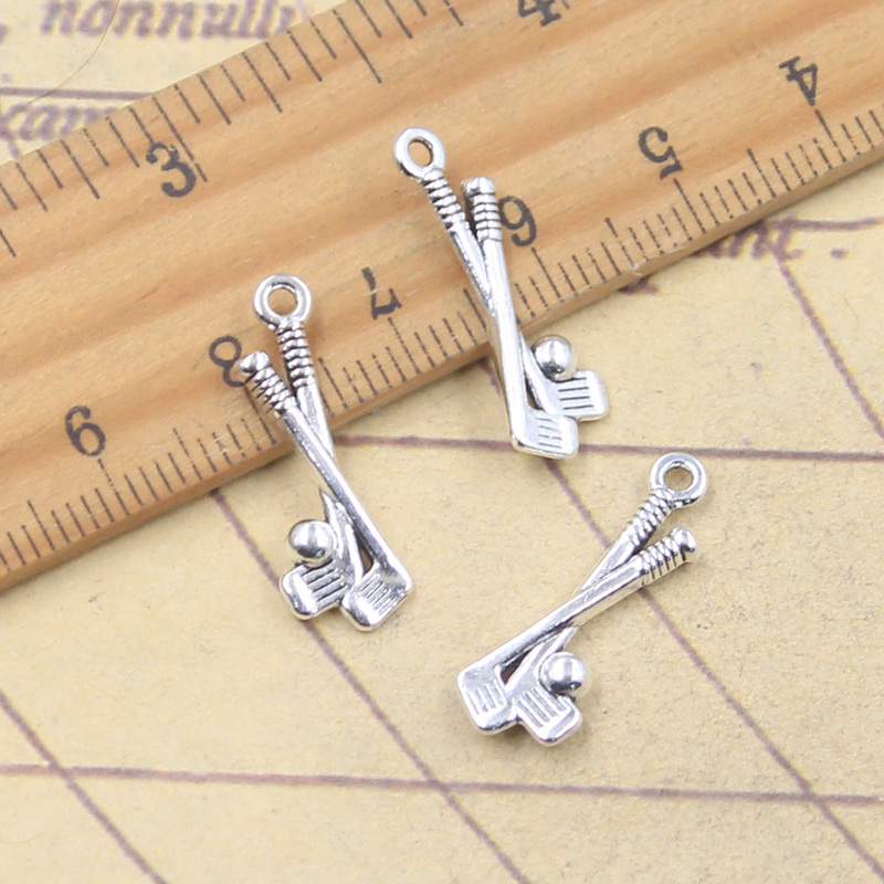 Vintage Fashion Club Photos - 30pcs Charms Golf Club 22x8mm Antique