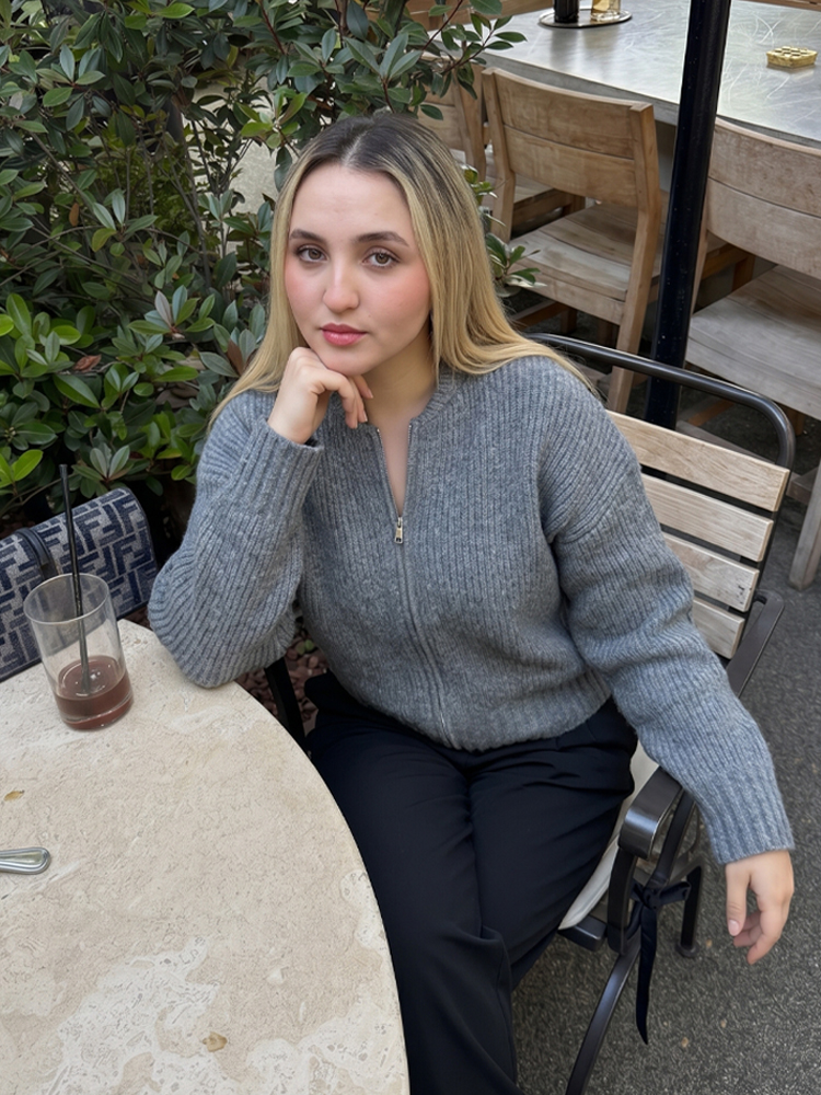 Crop Cardigan Vintage - HH Vintage Women Solid Knitted Coat