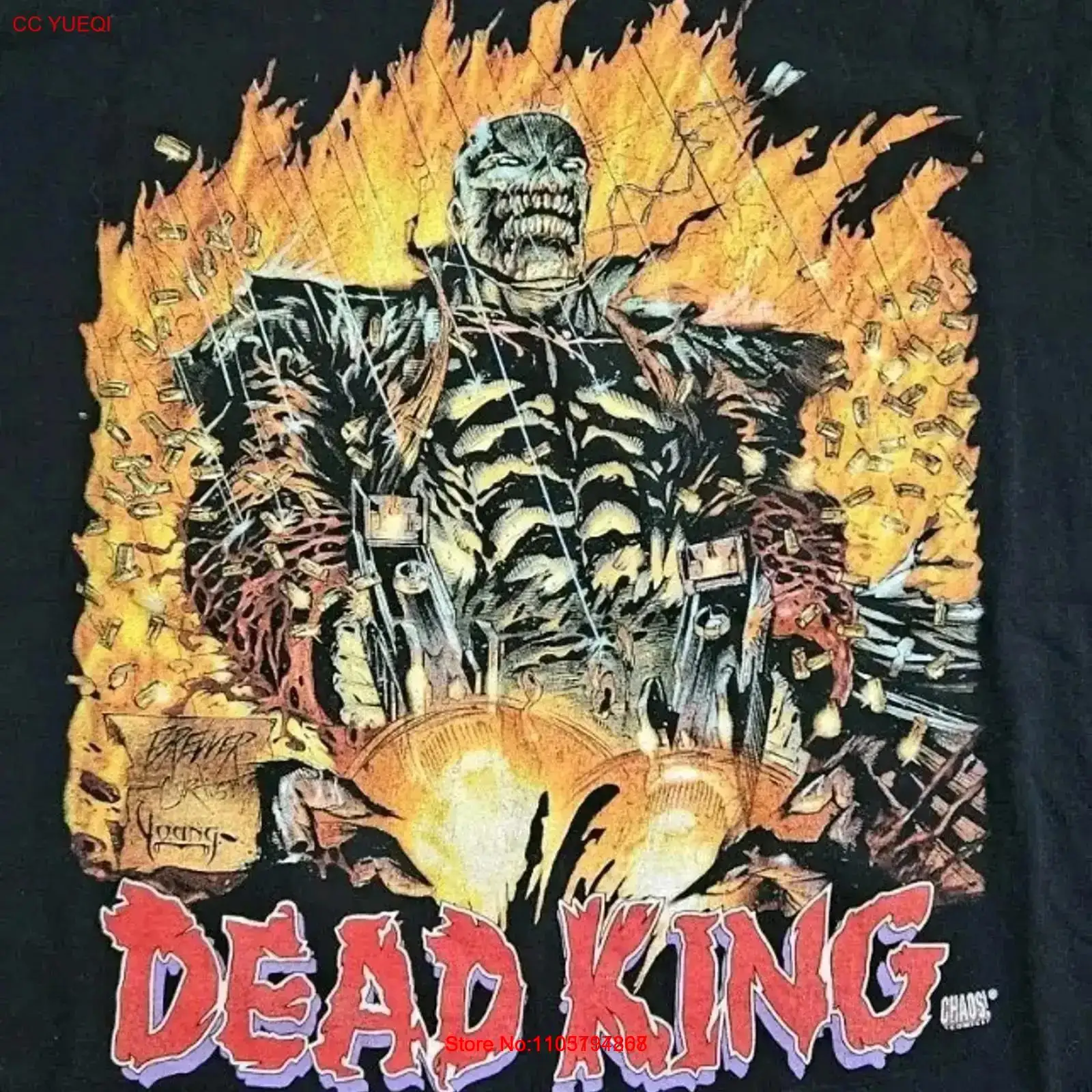 Vintage Fashion Victim Shirt - Vintage 90s Choas Comics Dead King