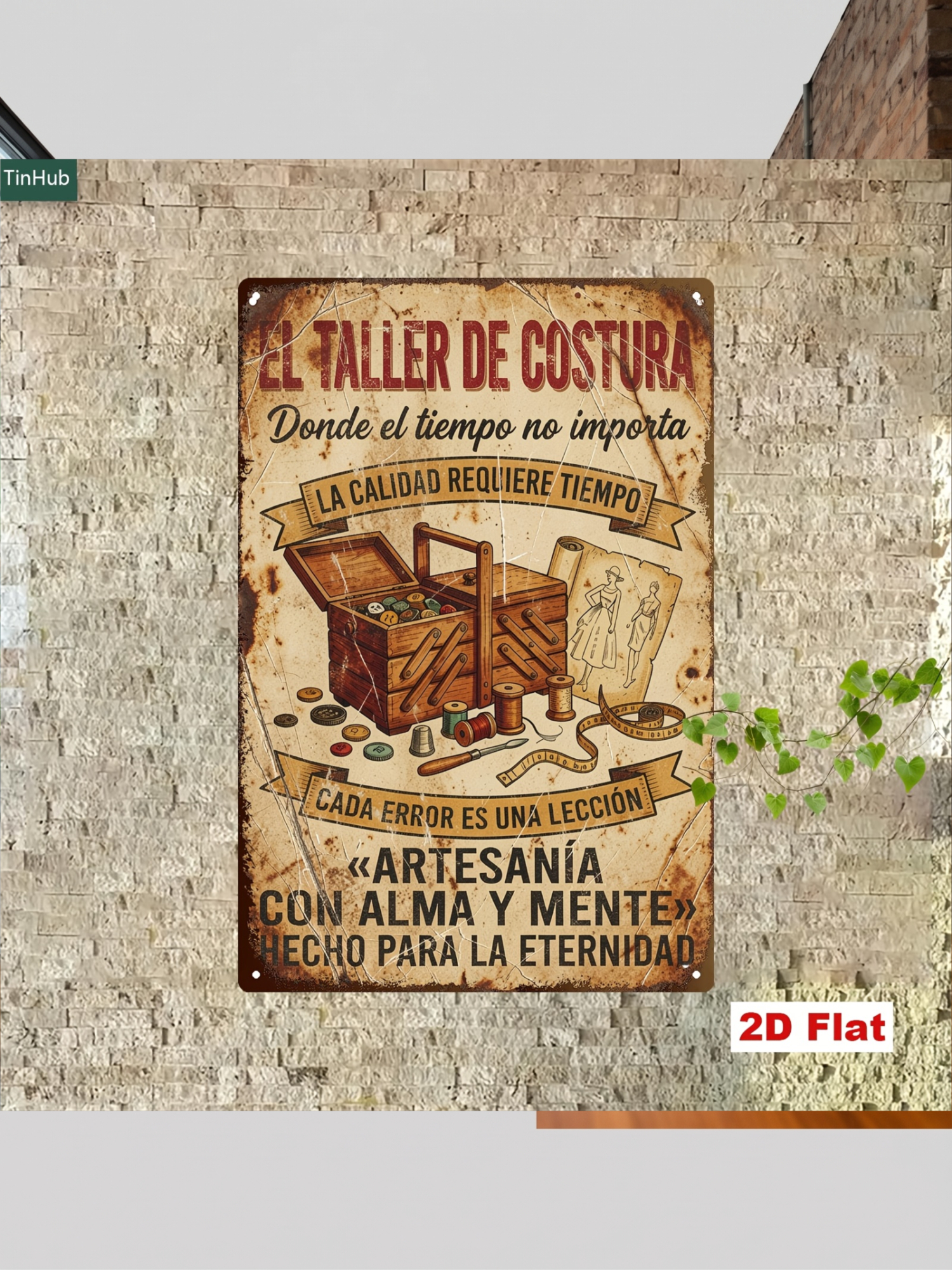 Vintage Fashion Store - 2D Flat 1pc Vintage Sewing Studio