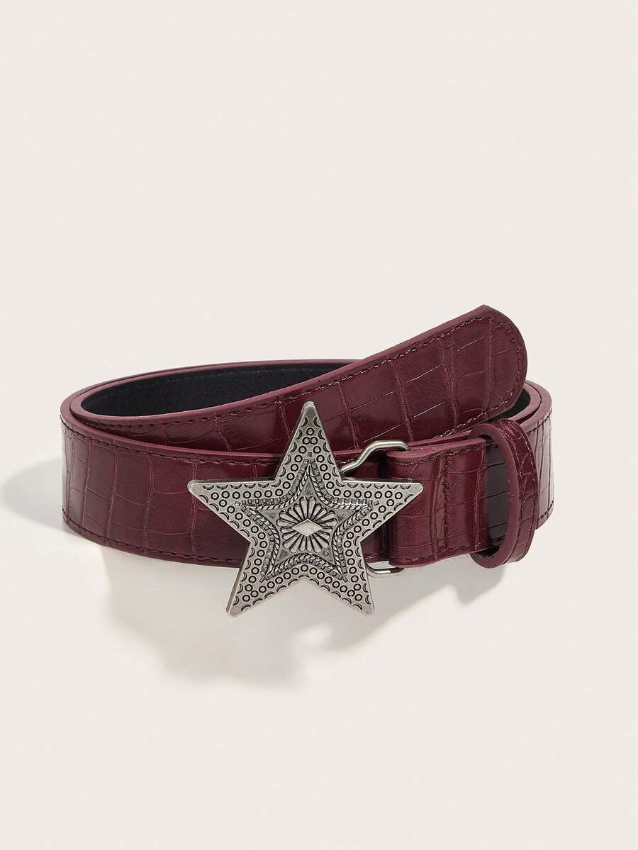 Vintage Fashion Subculture - 1pc Women's Belt, American Vintage Style