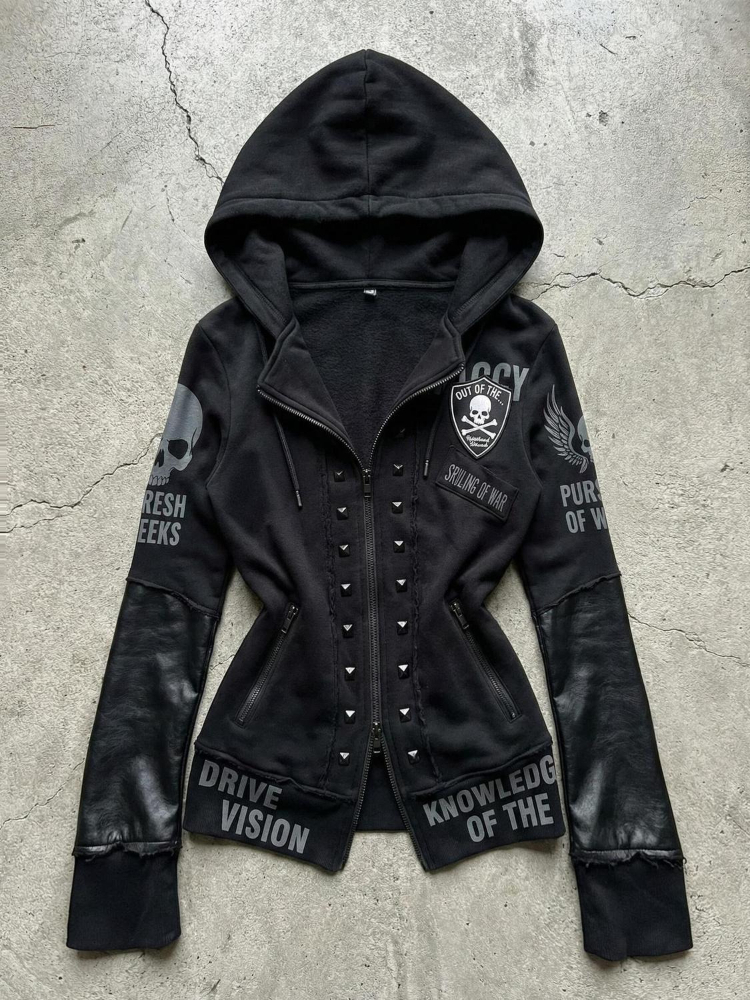 Vintage Fashion Subculture - American Vintage Subculture Chic Jacket Women