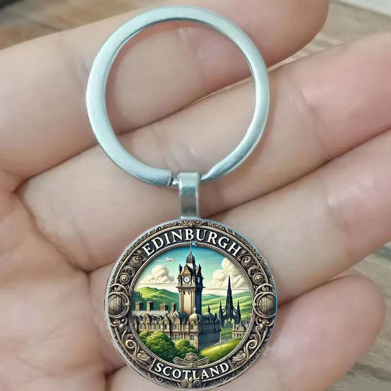Vintage Fashion Edinburgh - Edinburgh Scottish Keychain, a vintage Scottish