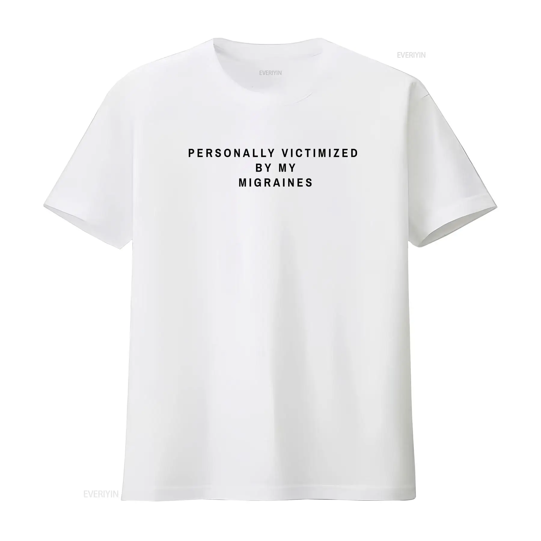 Vintage Fashion Victim Shirt - Personally victimized by my migraines slogan