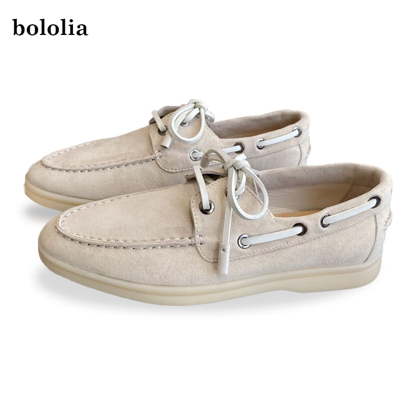 Vintage Fashion Aesthetic - High Quality Genuine Leather Flats Shoes