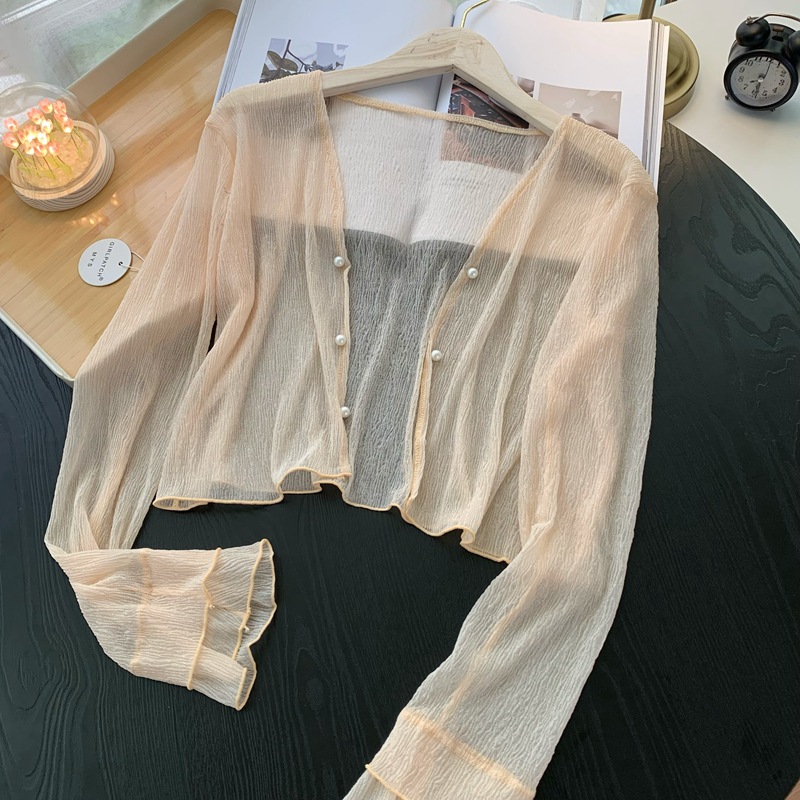 Crop Cardigan Vintage - 2026 Knitted Thin Sweater Cardigan Women