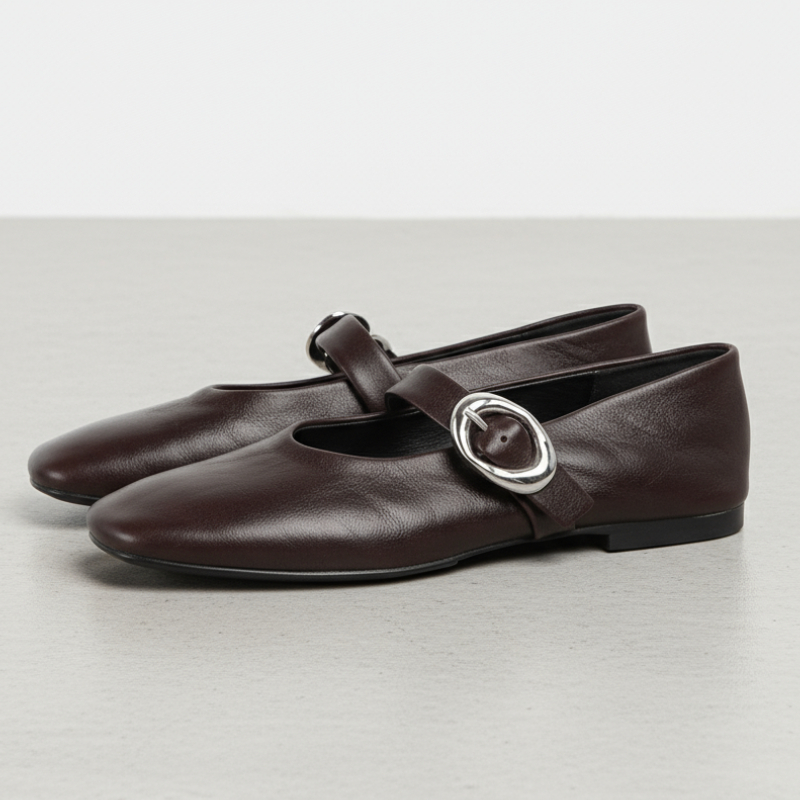 Vintage Fashion Ladies - Women Mary Jane Shoes pu Leather
