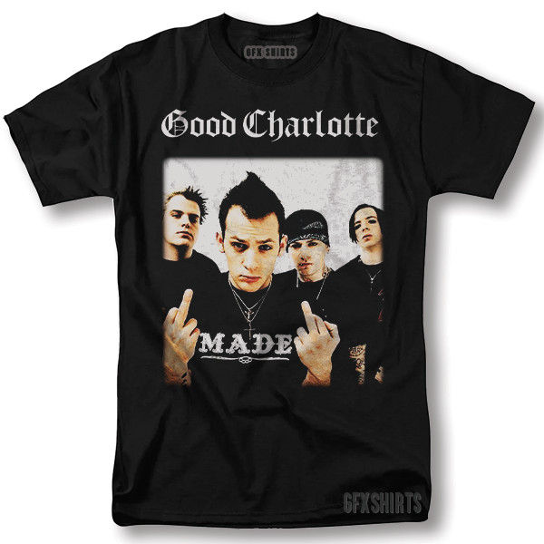 Vintage Flannel Shirt - Good Charlotte Shirt Rock Concert Tour