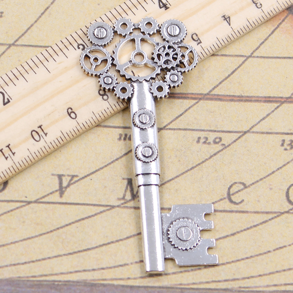 Vintage Fashion Wheel - 5pcs Charms Vintage Gear Wheel Key