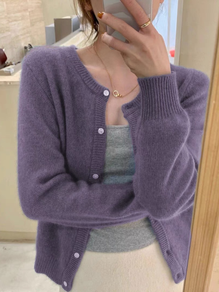 Crop Cardigan Vintage - 2026 Long Sleeve Vintage Y2k Tops