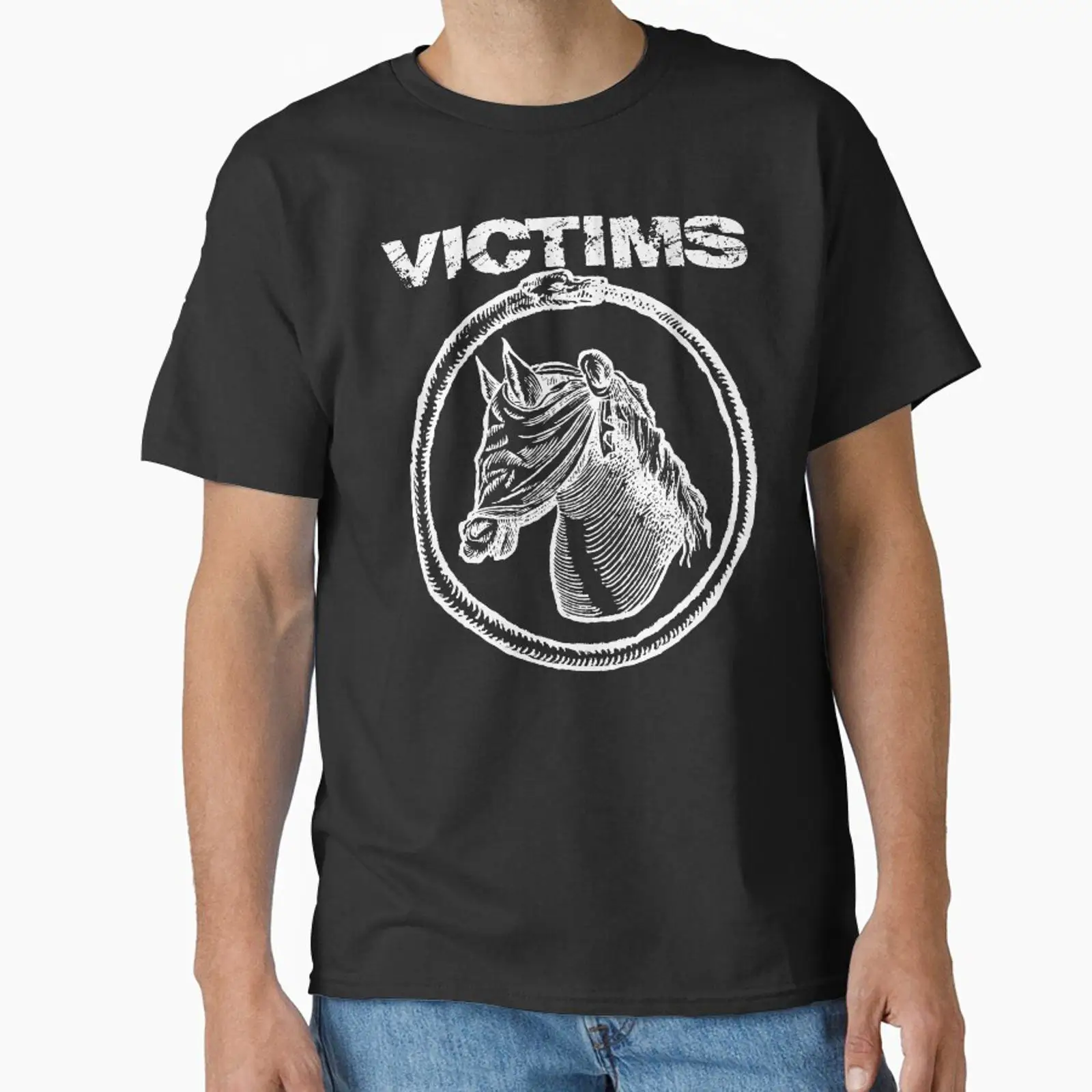 Vintage Fashion Victim Shirt - VICTIMS HORSE Classic T Shirt vintage