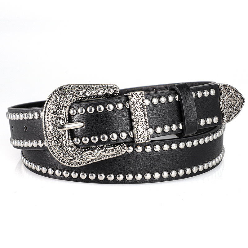 Vintage Fashion Subculture - Men's and Women's Belt Fashion Rivet