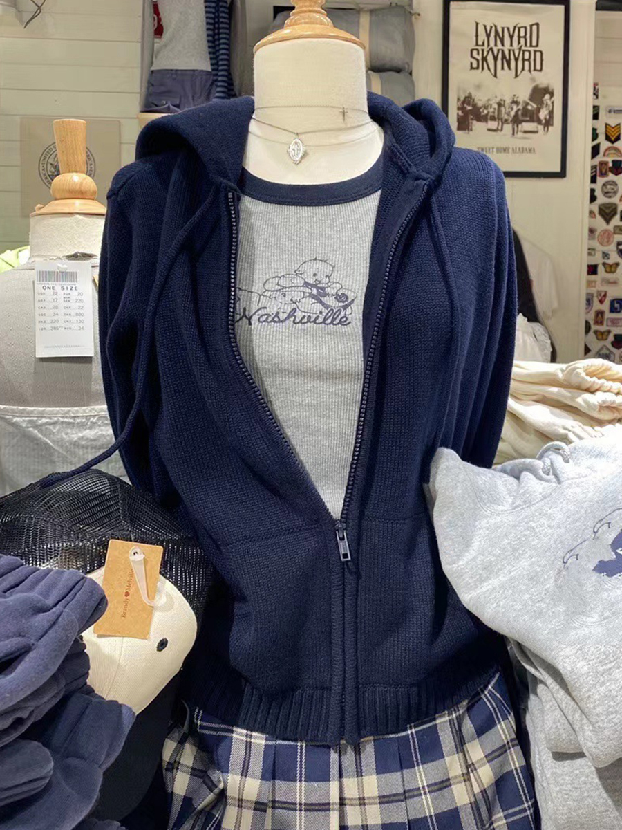 Sweet Cute Solid Knitted Cardi - Crop Cardigan Vintage 评论和价格