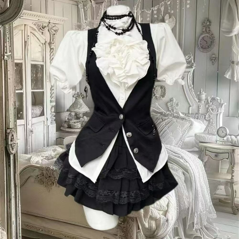 Y2k Aesthetic Lolita Style Swe - Vintage Flannel Shirt 评论和价格
