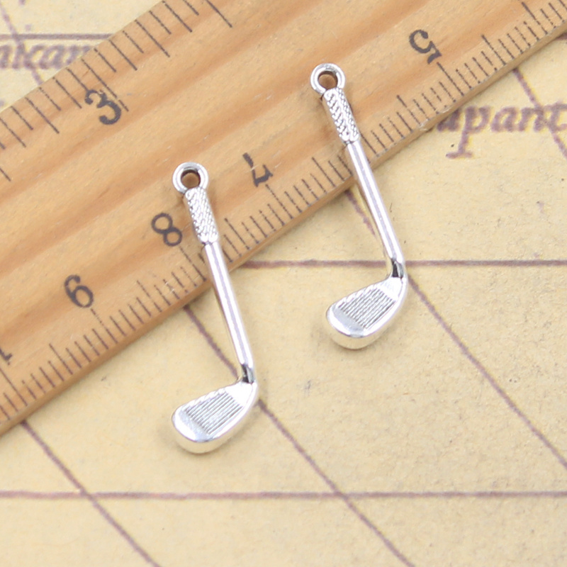 20pcs Charms golf club 27x9mm  - Vintage Fashion Club Photos 评论和价格