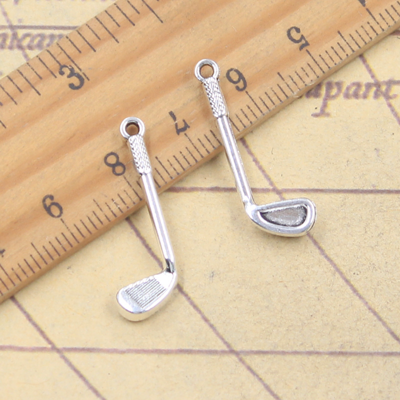 20pcs Charms golf club 27x9mm  - Vintage Fashion Club Photos 评论和价格