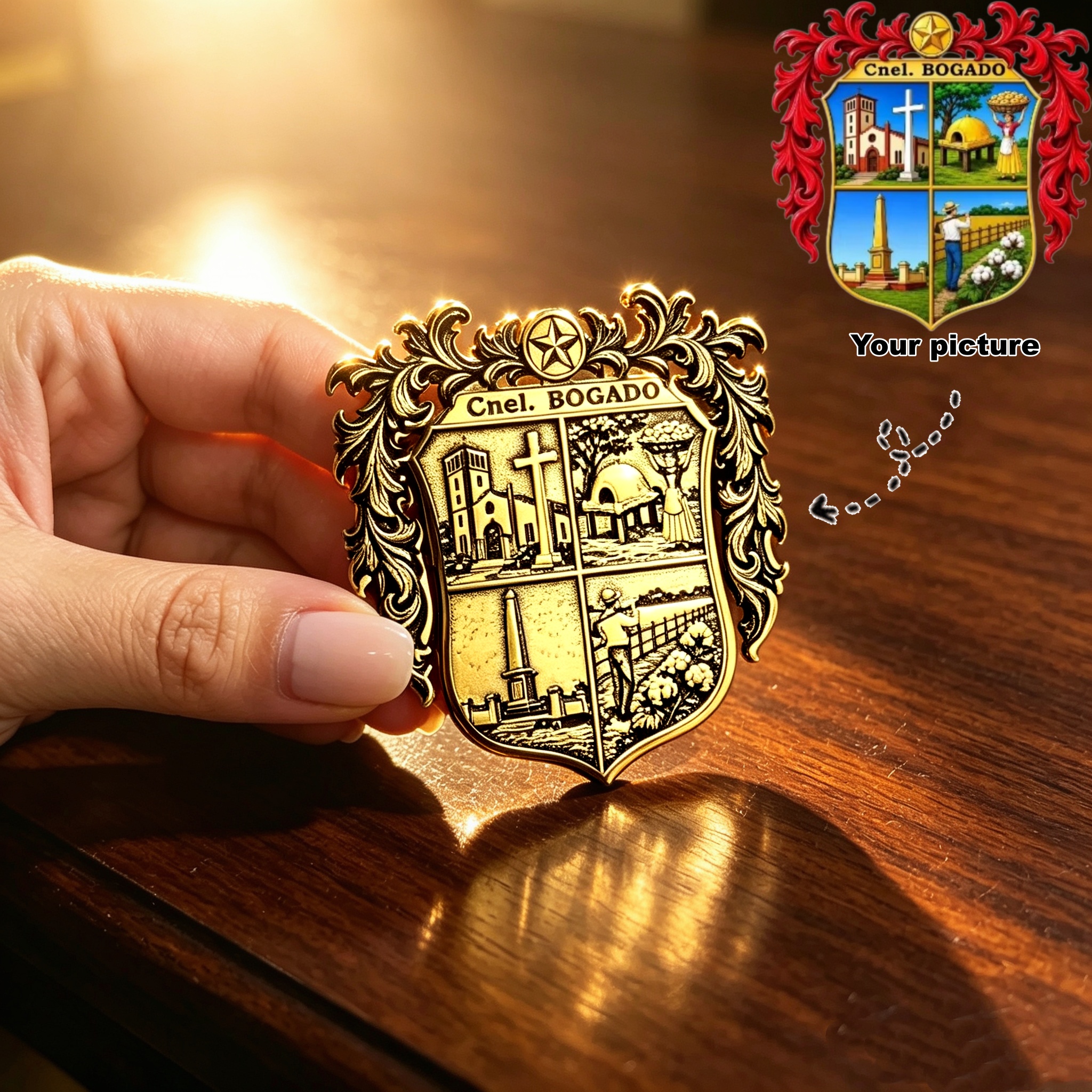 Custom Photo Brooch Vintage Pe - Vintage Fashion Club Photos 评论和价格
