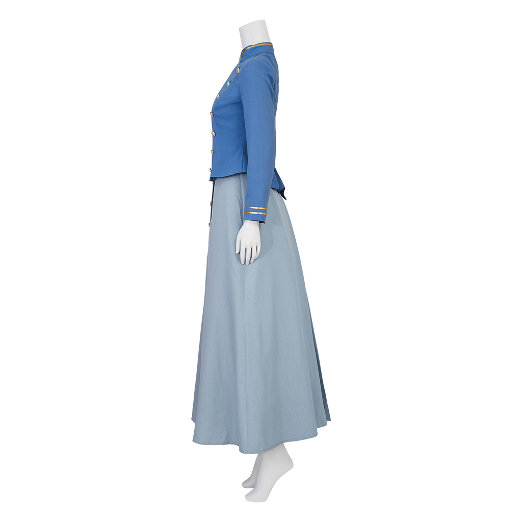Movie Cosplay Enola Holmes 2 C - Vintage Fashion Dress 评论和价格