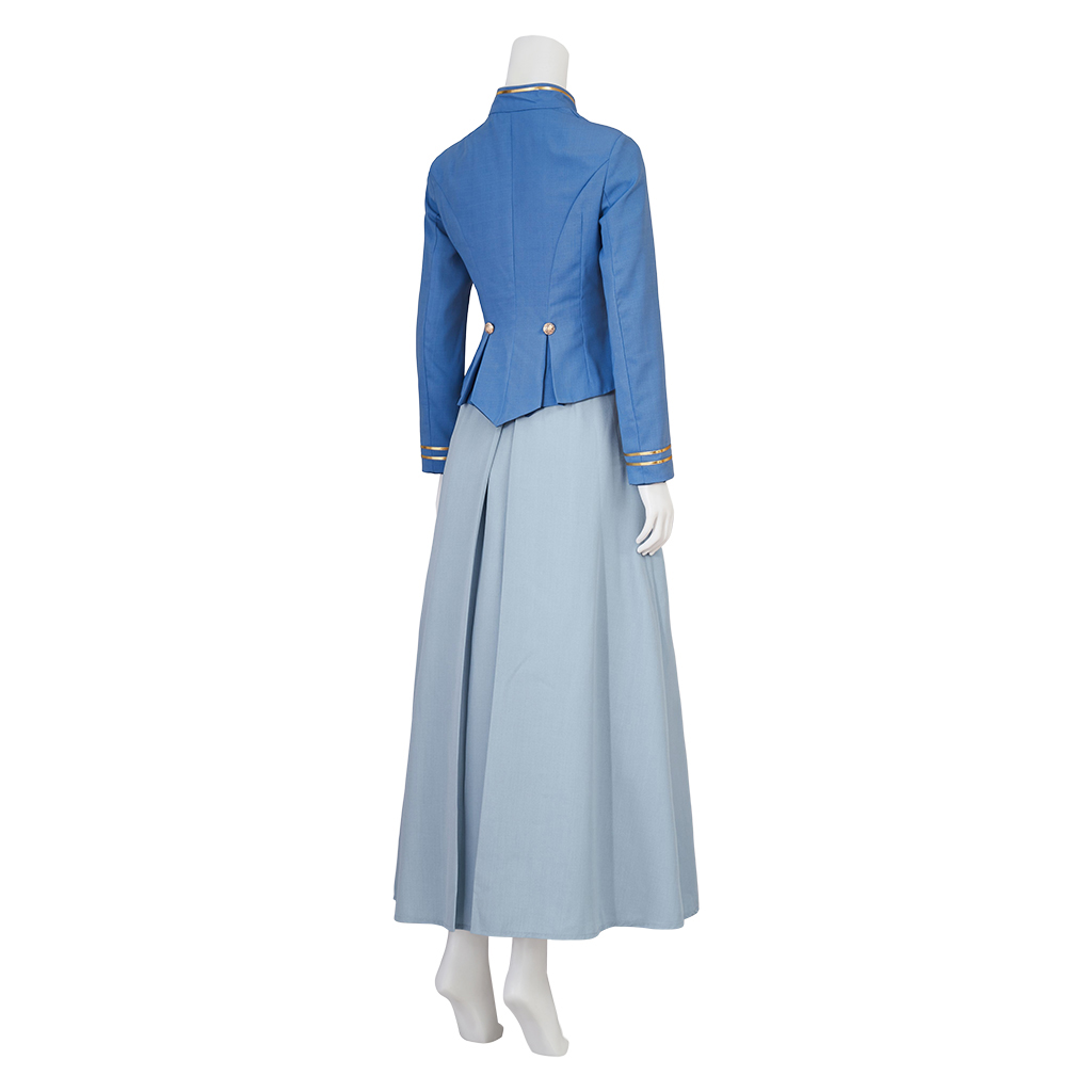 Movie Cosplay Enola Holmes 2 C - Vintage Fashion Dress 评论和价格