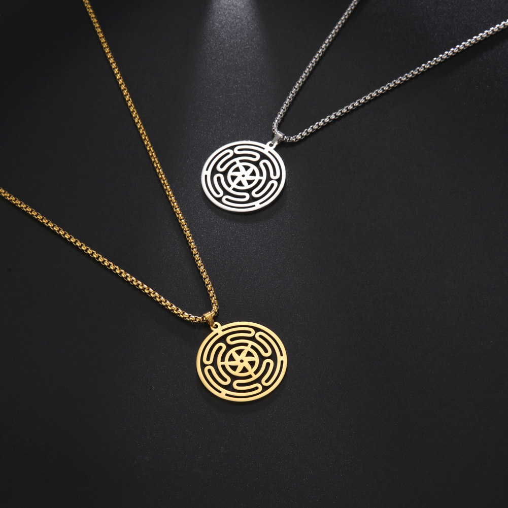 Hekate Goddess Wheel Chain Nec - Vintage Fashion Wheel 评论和价格