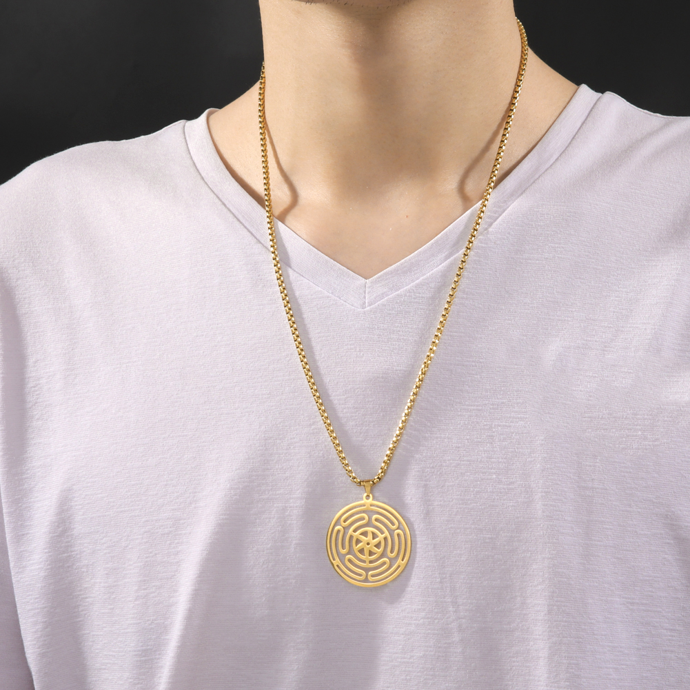 Hekate Goddess Wheel Chain Nec - Vintage Fashion Wheel 评论和价格