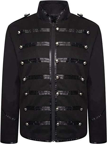 Men's Steampunk Rockstar Jacke - Vintage Fashion Dress 评论和价格