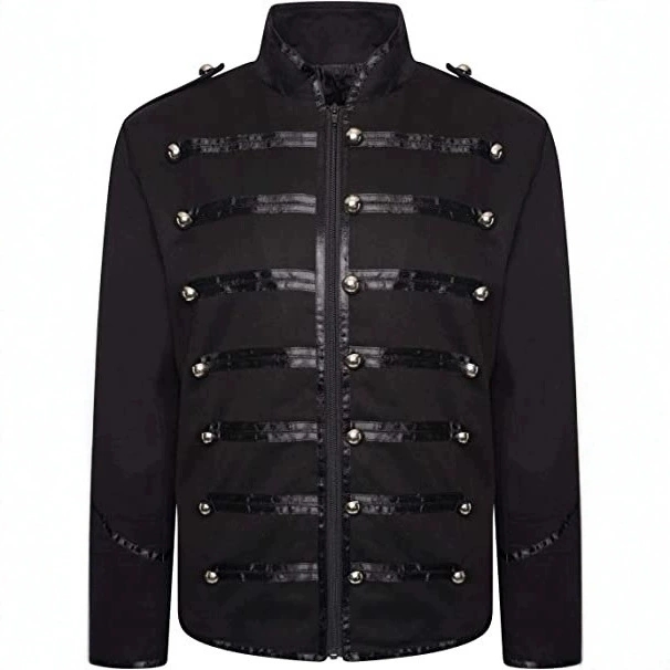 Men's Steampunk Rockstar Jacke - Vintage Fashion Dress 评论和价格