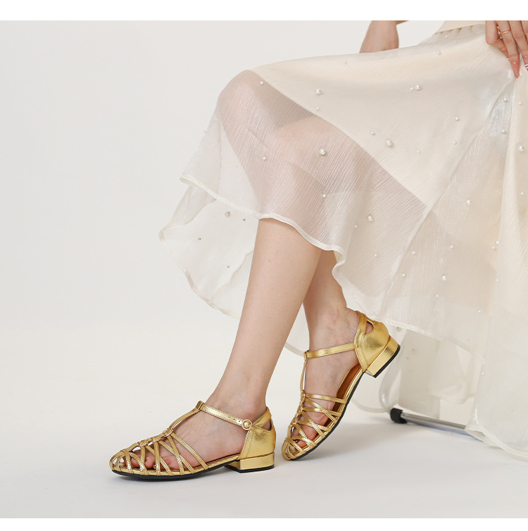 Plus Size Women Roman Sandals  - Vintage Fashion Dress 评论和价格