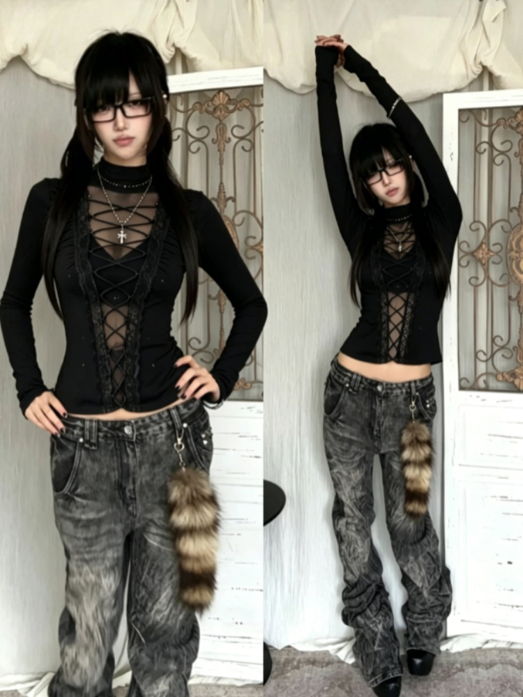 Retro 2000s Vintage Gothic Lon - Vintage Fashion Subculture 评论和价格