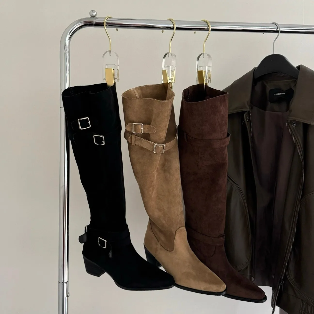 Vintage Suede Women Trouser Le - Vintage Fashion Ladies 评论和价格