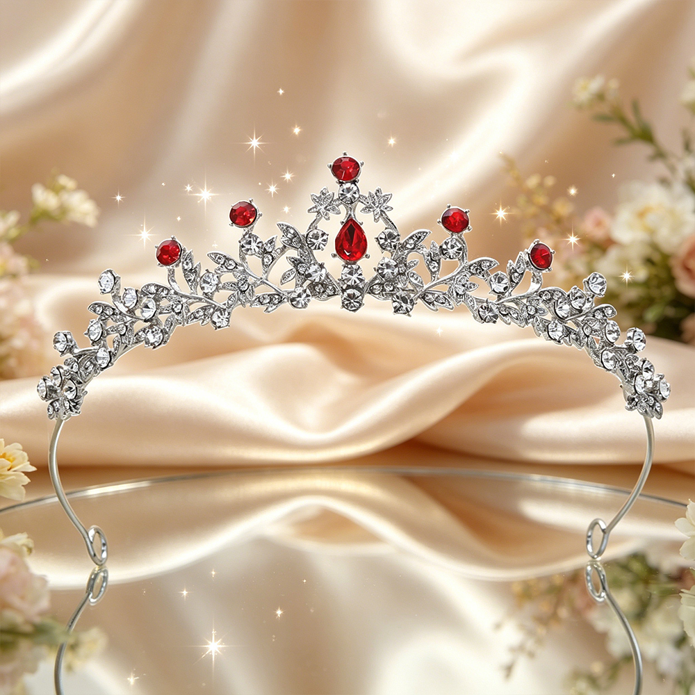 Silver Floral Vine Bridal Tiar - Vintage Fashion Aesthetic 评论和价格