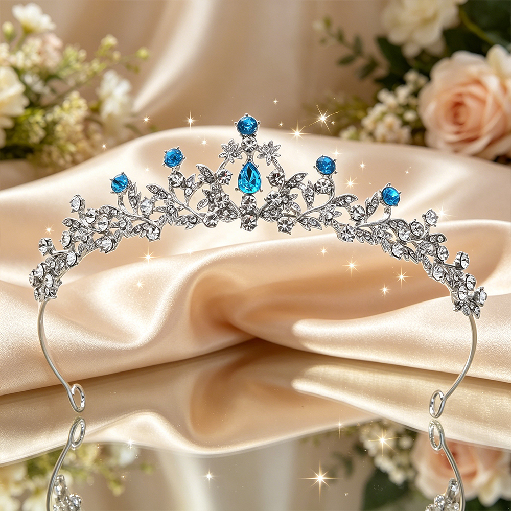 Silver Floral Vine Bridal Tiar - Vintage Fashion Aesthetic 评论和价格