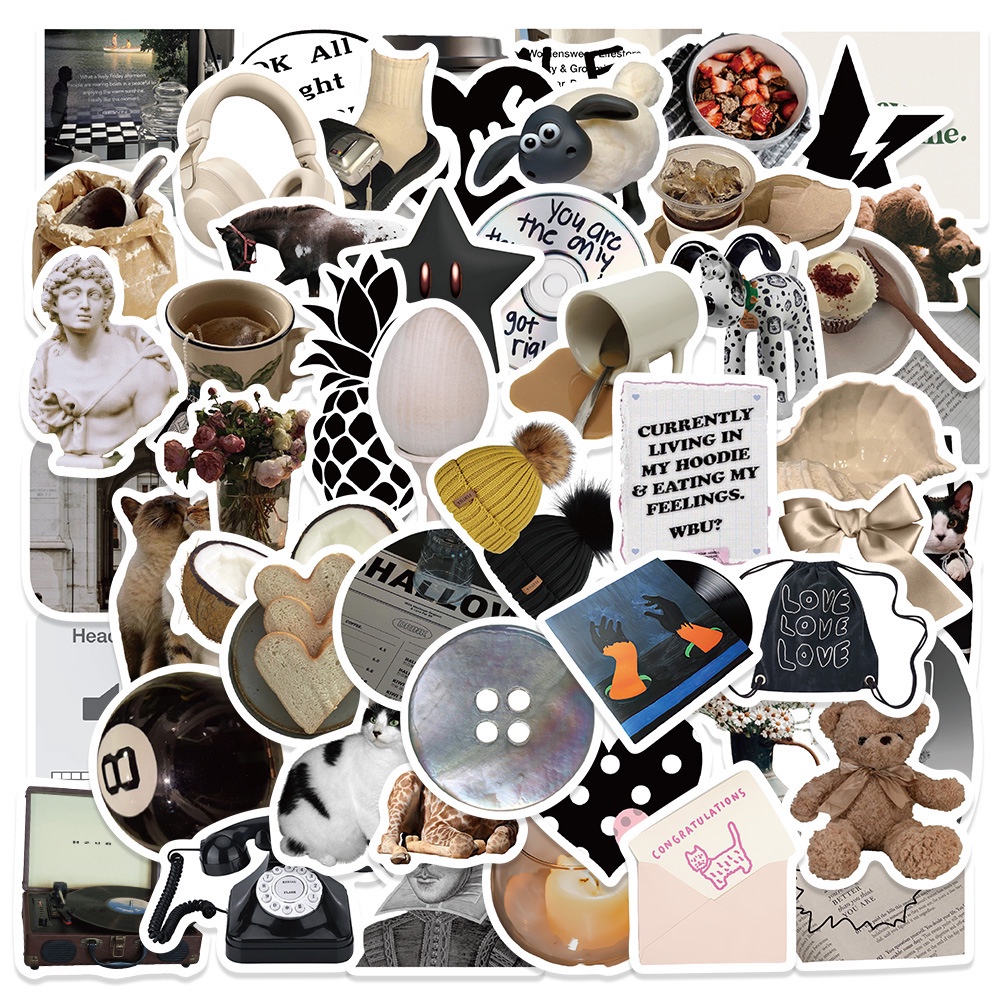 60PCS Modern Fashion 3D Classi - Vintage Fashion Store 评论和价格