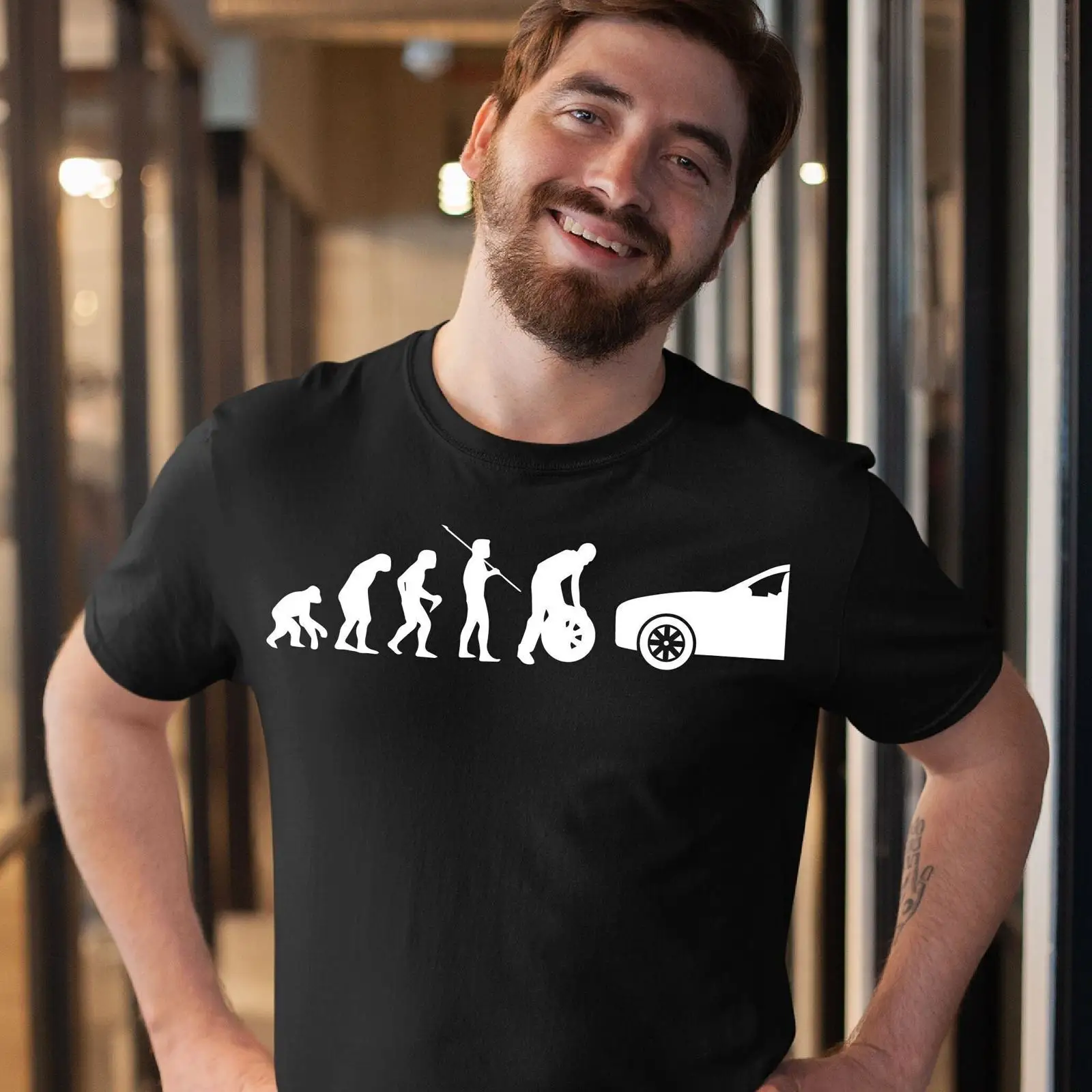 Funny Tire Guy Evolution T Shi - Vintage Fashion Wheel 评论和价格