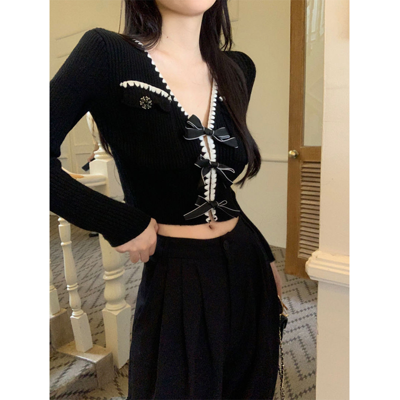 MEXZT Vintage Knitted Cardigan - Crop Cardigan Vintage 评论和价格