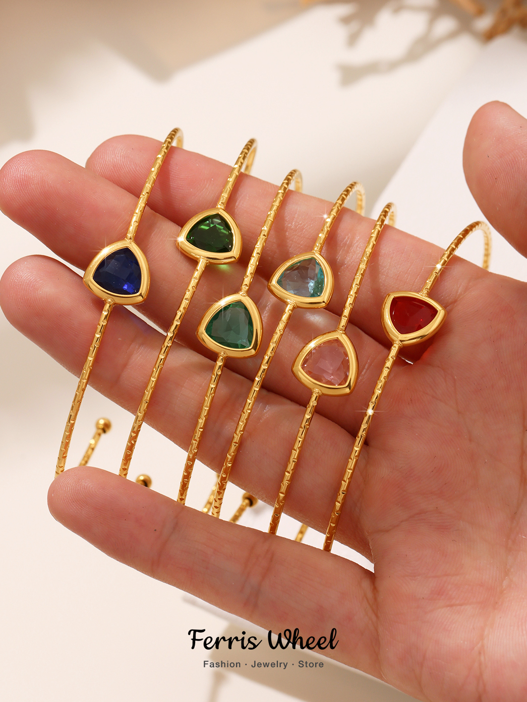 Ferris Wheel Colorful Triangle - Vintage Fashion Wheel 评论和价格