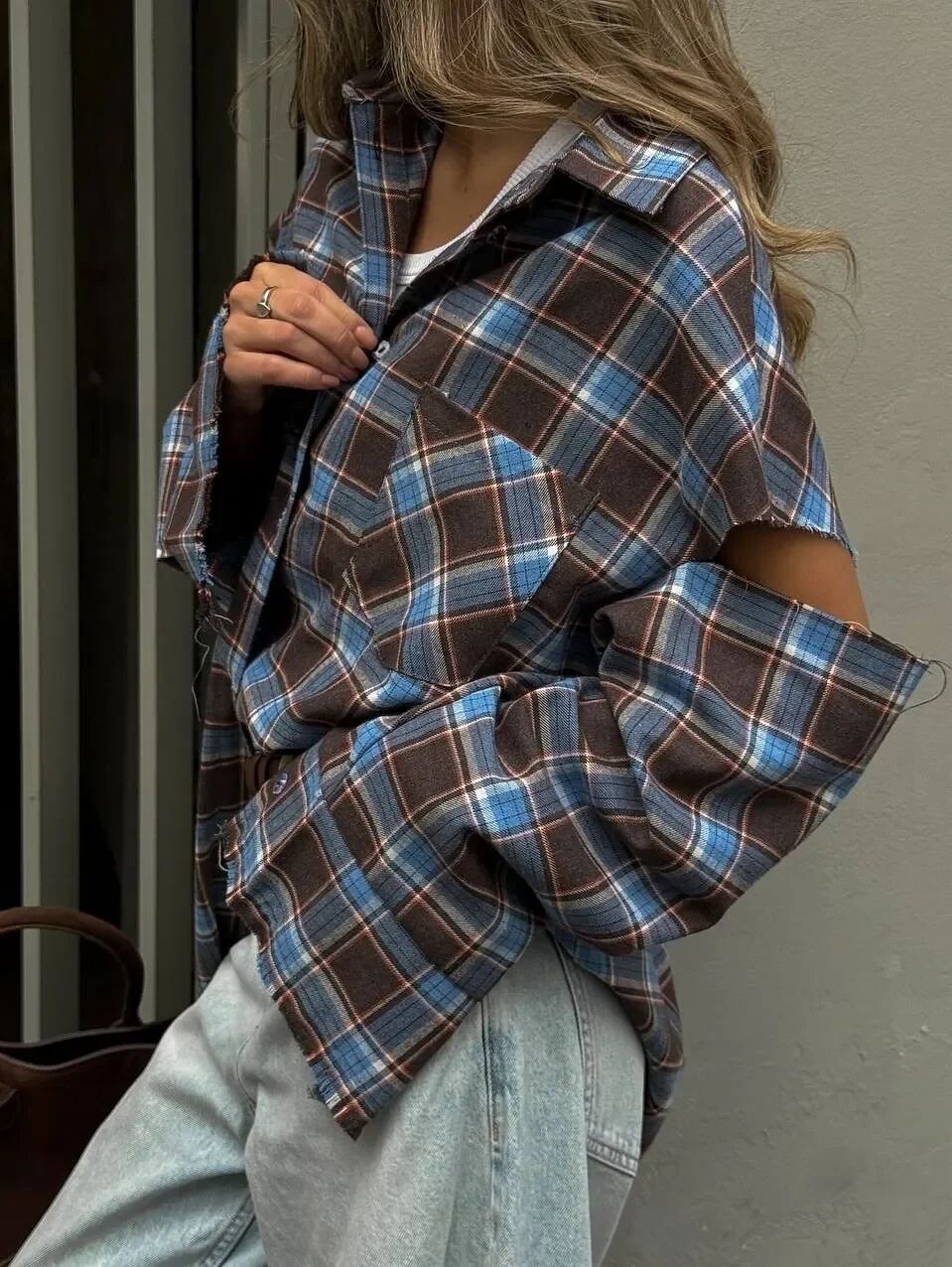 Fashion Checkered Pattern Shir - Vintage Flannel Shirt 评论和价格