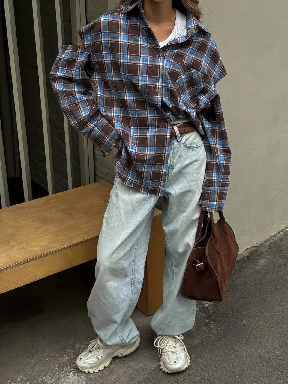 Fashion Checkered Pattern Shir - Vintage Flannel Shirt 评论和价格