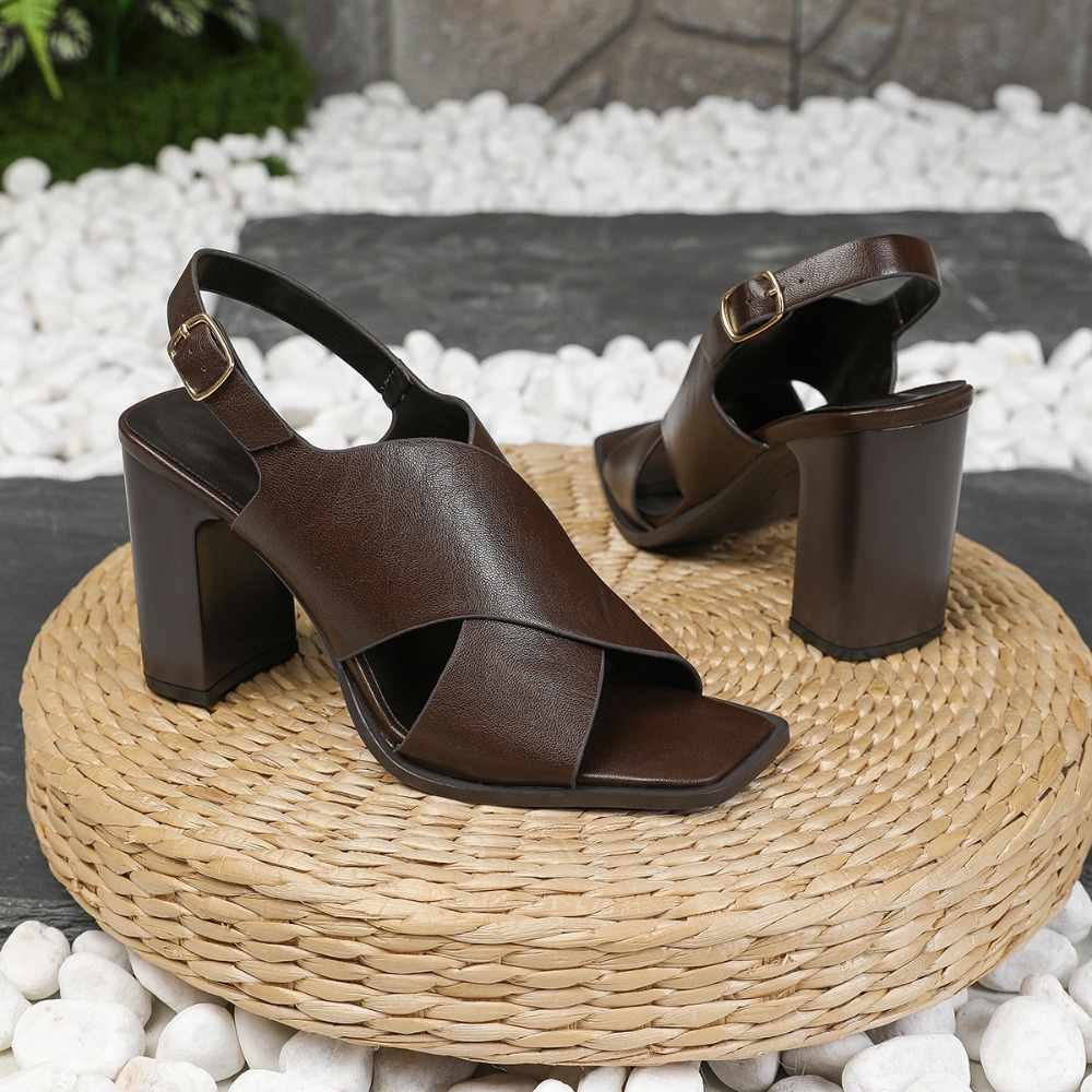 Women Sandals Vintage Square H - Vintage Fashion Dress 评论和价格