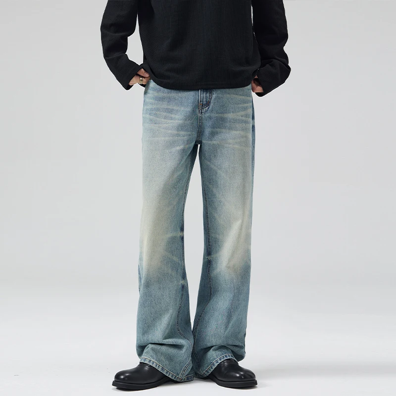 Men's Autumn Vintage Jeans Fas - Vintage Fashion Korea 评论和价格