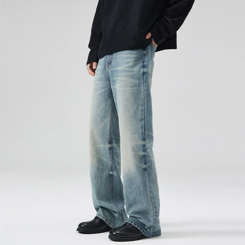 Men's Autumn Vintage Jeans Fas - Vintage Fashion Korea 评论和价格