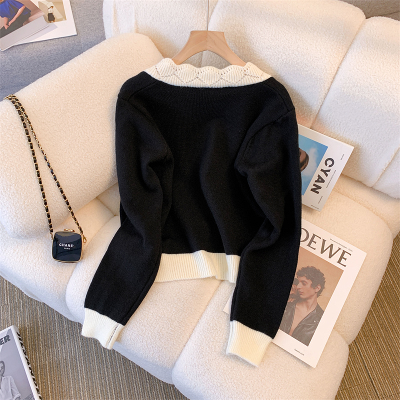 Women's Black Gothic Cropped C - Crop Cardigan Vintage 评论和价格