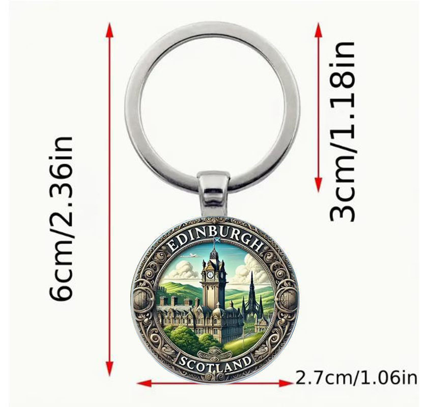 Edinburgh Scottish Keychain, a - Vintage Fashion Edinburgh 评论和价格