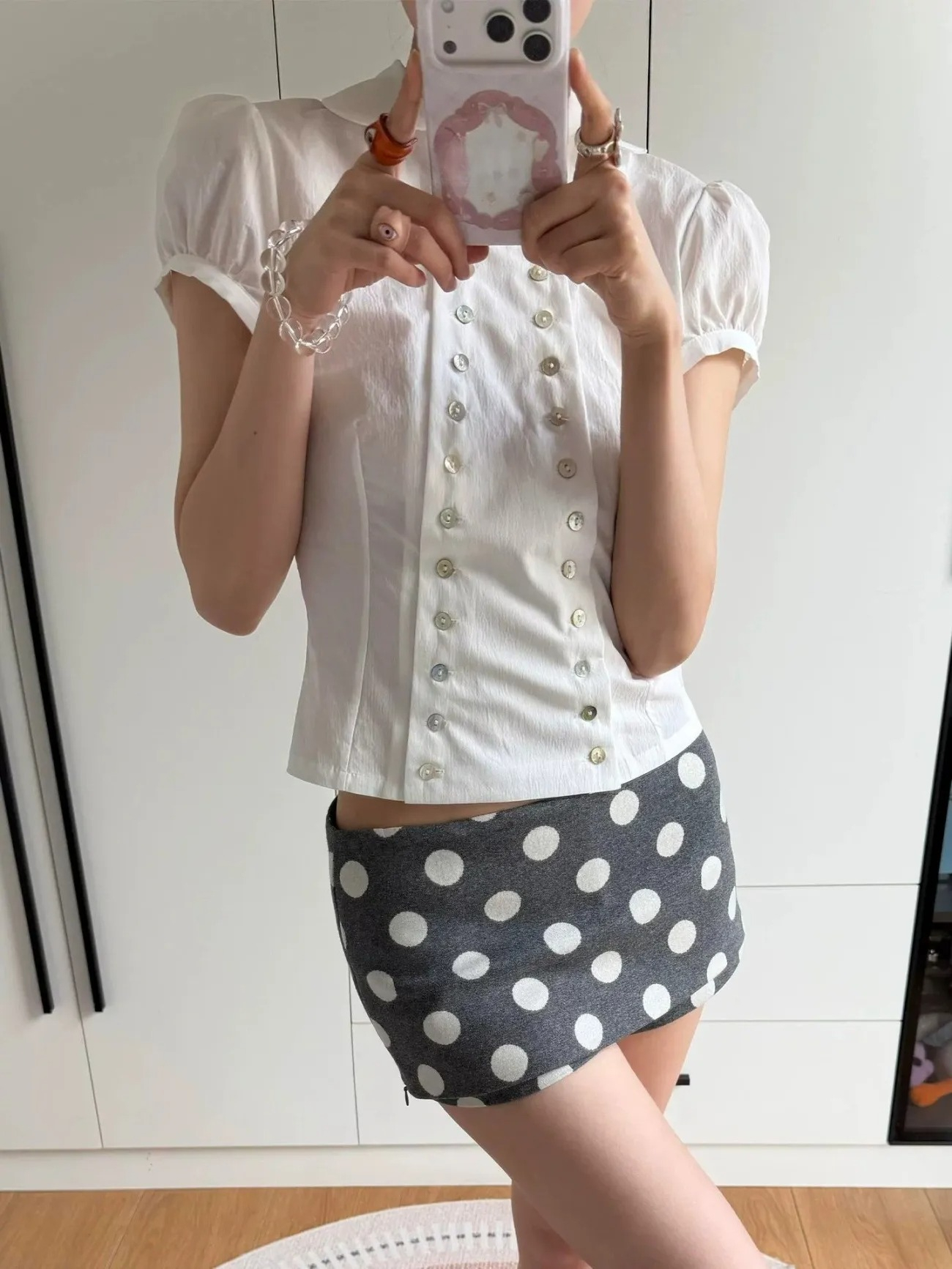 Y2K Aesthetic Peter Pan Collar - Vintage Fashion Korea 评论和价格