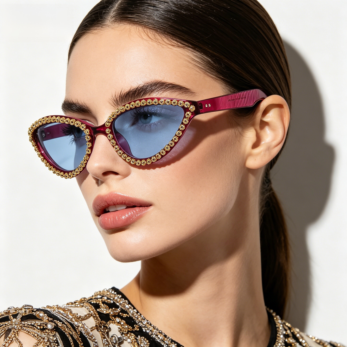 Retro Small Cat Eye Sunglasses - Vintage Fashion Club Photos 评论和价格
