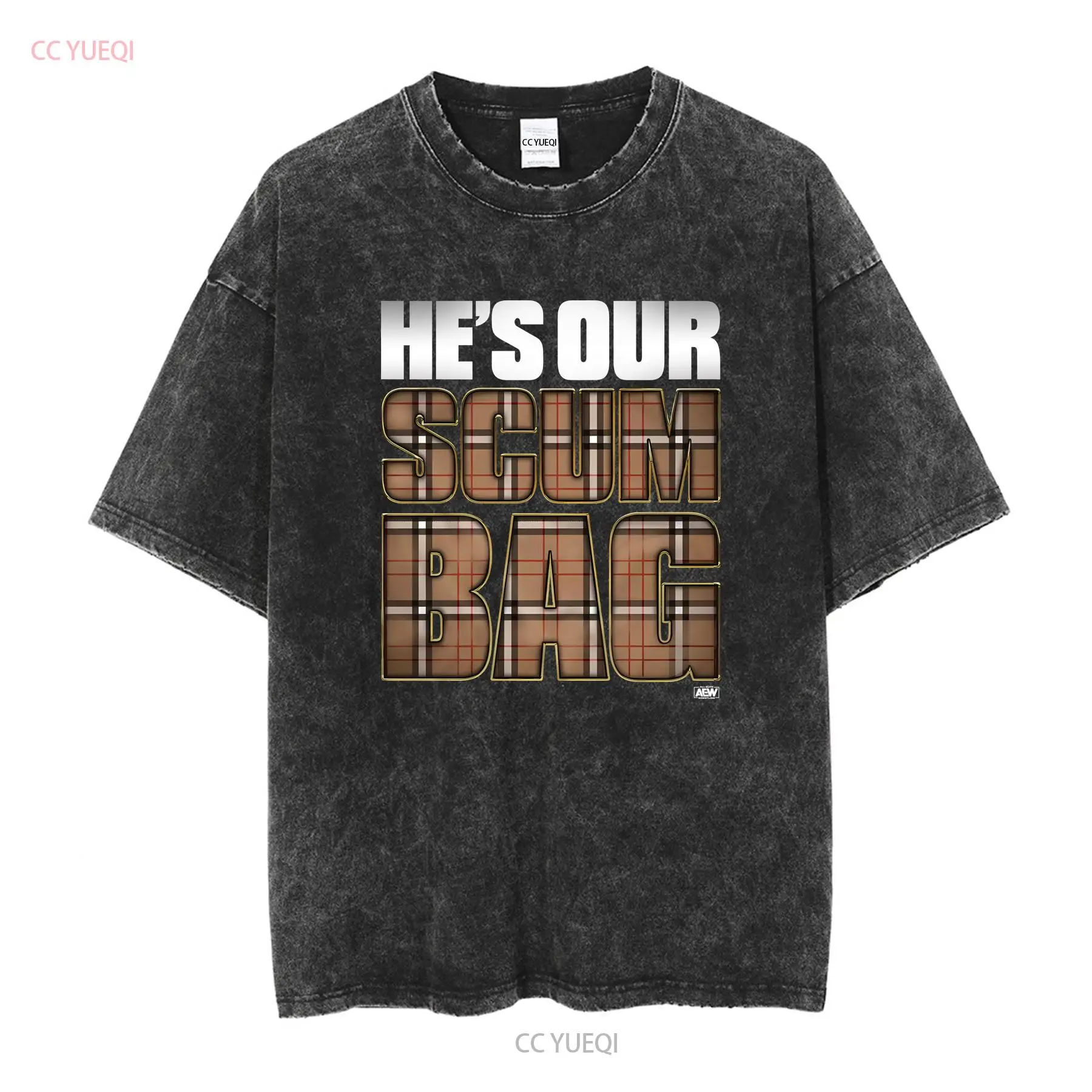 MJF He's Our Scum Bag AEW Offi - Vintage Flannel Shirt 评论和价格