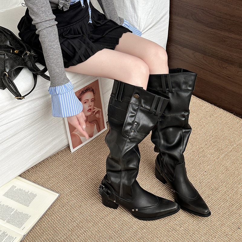 Womens Boots Vintage Women Kne - Vintage Fashion Aesthetic 评论和价格