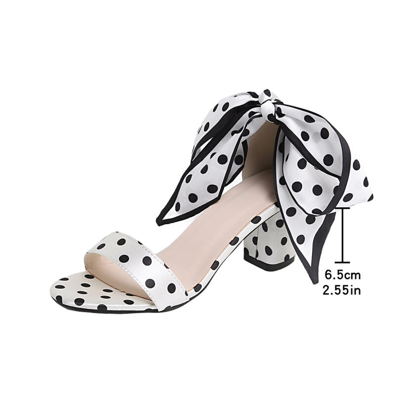 Vintage Black White Polka Dots - Vintage Fashion Dress 评论和价格