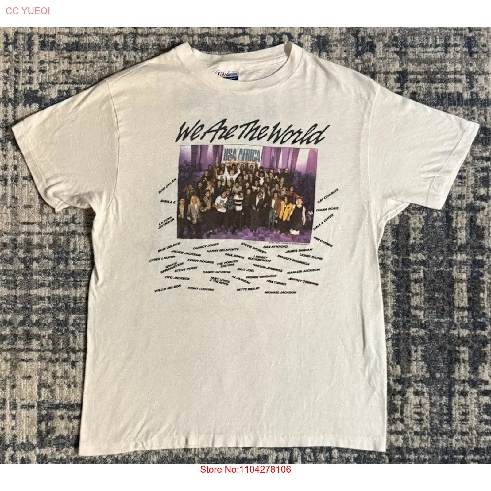 Vintage 1985 We Are The World  - Vintage Flannel Shirt 评论和价格