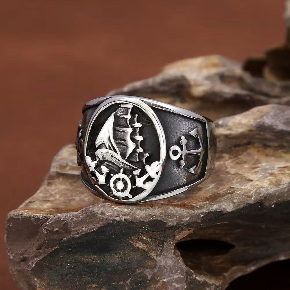 Vintage Nautical Nordic Sailbo - Vintage Fashion Wheel 评论和价格